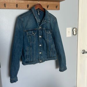 Free People Blue Denim Jacket